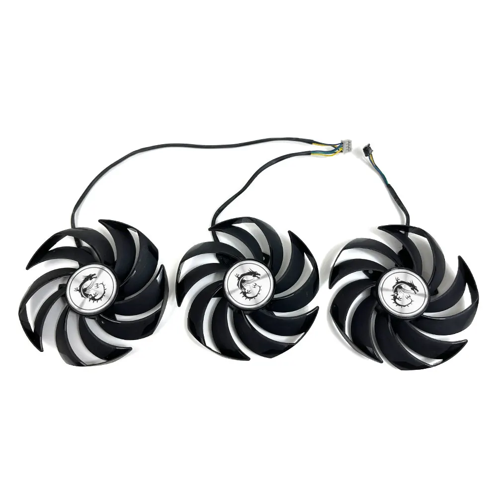 PLD09210B12HH RX 6800 XT Gaming X Trio GPU FAN, para MSI RX 6800, RX 6800 XT, RX 6900 XT Gaming X Trio Graphics card cooling fan - imagen 2