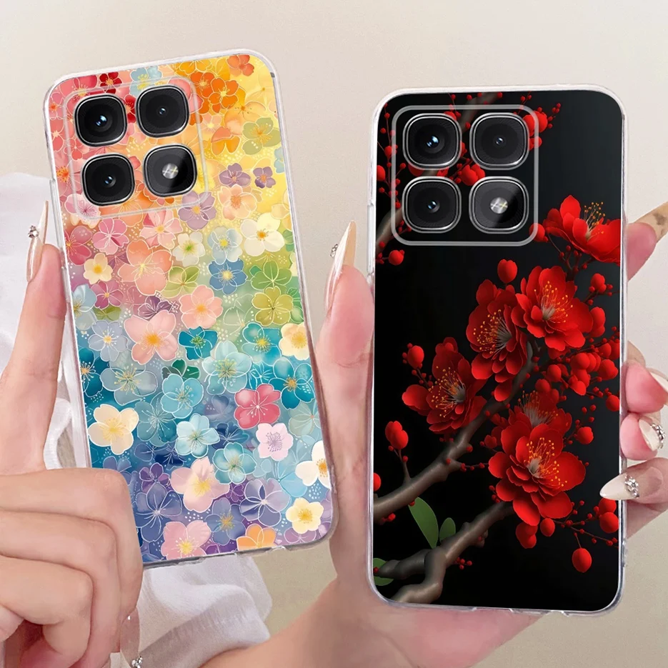 Para Xiaomi 14T Pro 5G funda lindo León moda cubierta pintada funda de teléfono de silicona suave para Xiaomi Mi 14T Pro Mi14T 14TPro 5G Fundas - imagen 2