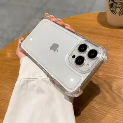 Funda Transparente iPhone - Silicona Resistente a Golpes