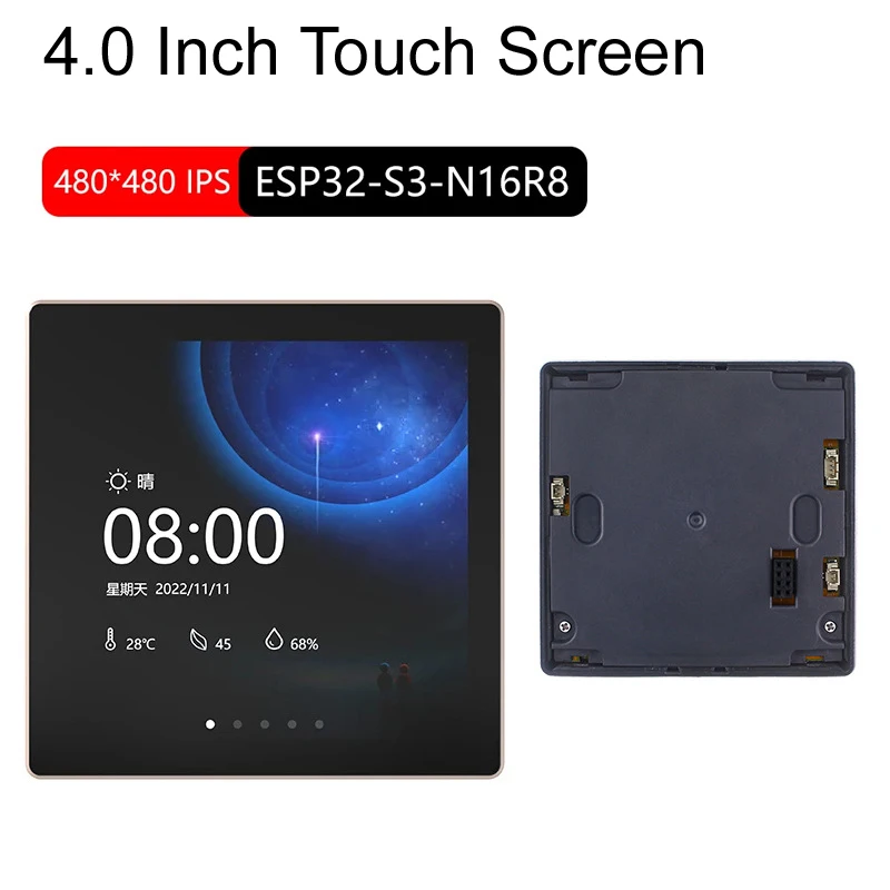 Placa de desarrollo de ESP32-S3 de 4,0 pulgadas pantalla inteligente pantalla táctil capacitiva LCD para Arduino LVGL IOT WiFi Bluetooth 86 caja Central - imagen 2