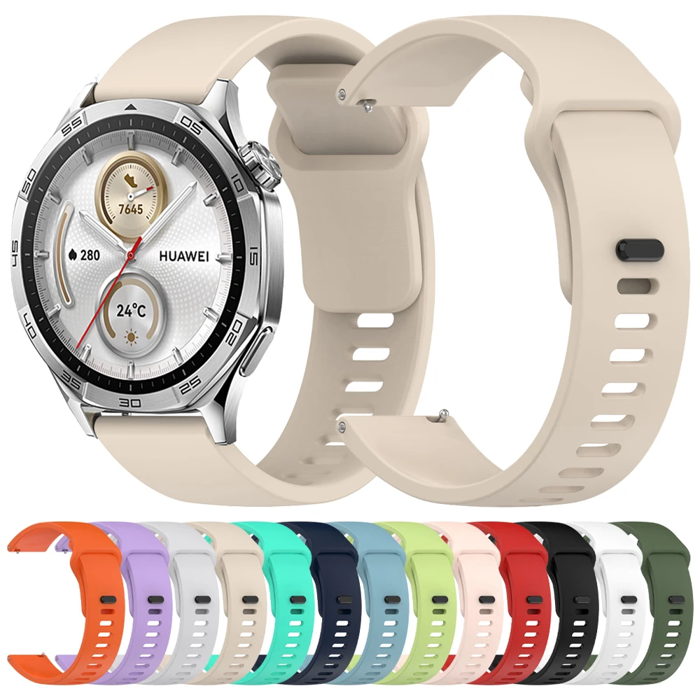 Correa de reloj de liberación rápida para HUAWEI GT5 GT4, repuesto de reloj 4/3 Pro GT2 GT3 46 42mm, pulsera de silicona Garmin Venu 3 2 Sq