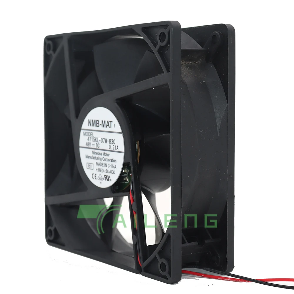 Nuevo NMB 4715KL-07W-B30 DC 48V 0.21a 12038 12cm 120*120*38mm ventilador de refrigeración - imagen 2