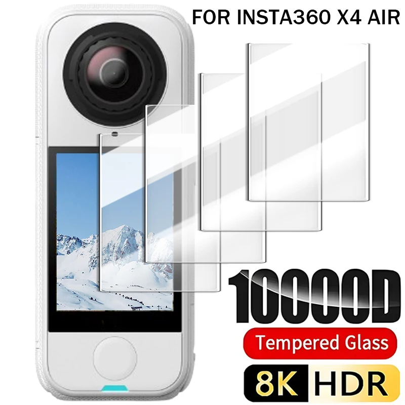 Protector de pantalla de vidrio templado para cámara Insta360 X4, películas protectoras de pantalla de vidrio para accesorios Insta360 X4 Air, 1-5 uds.