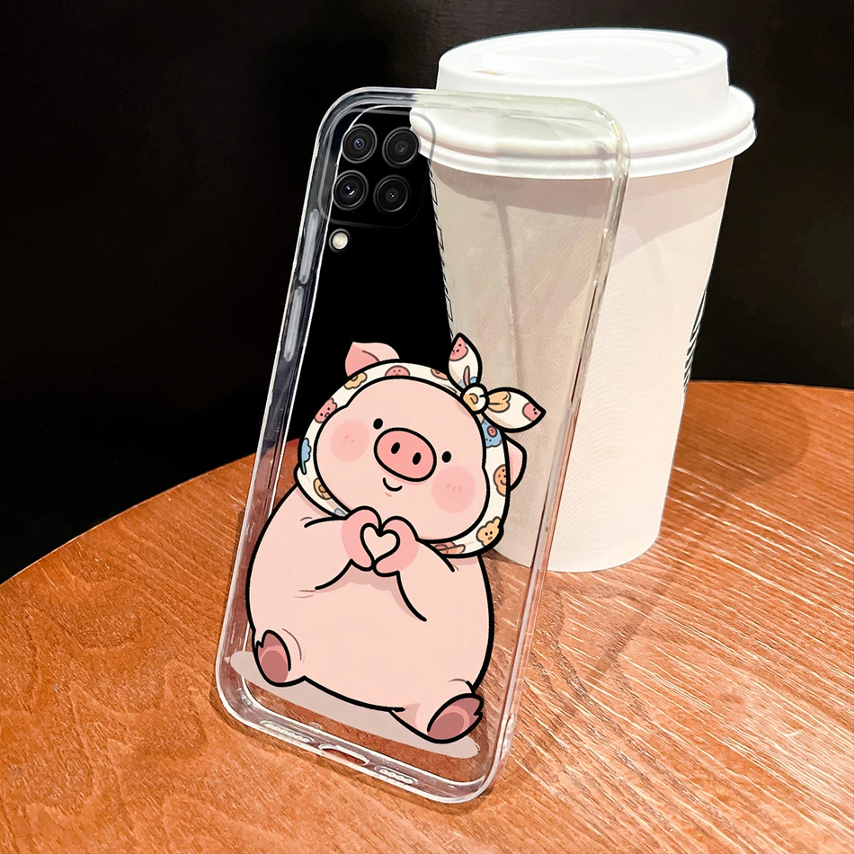 Para Samsung Galaxy A22 A22S A23 F42 funda Cupido-ángel suave funda de teléfono de silicona transparente para GalaxyA22 A 23 F 42 carcasa ligera - imagen 5