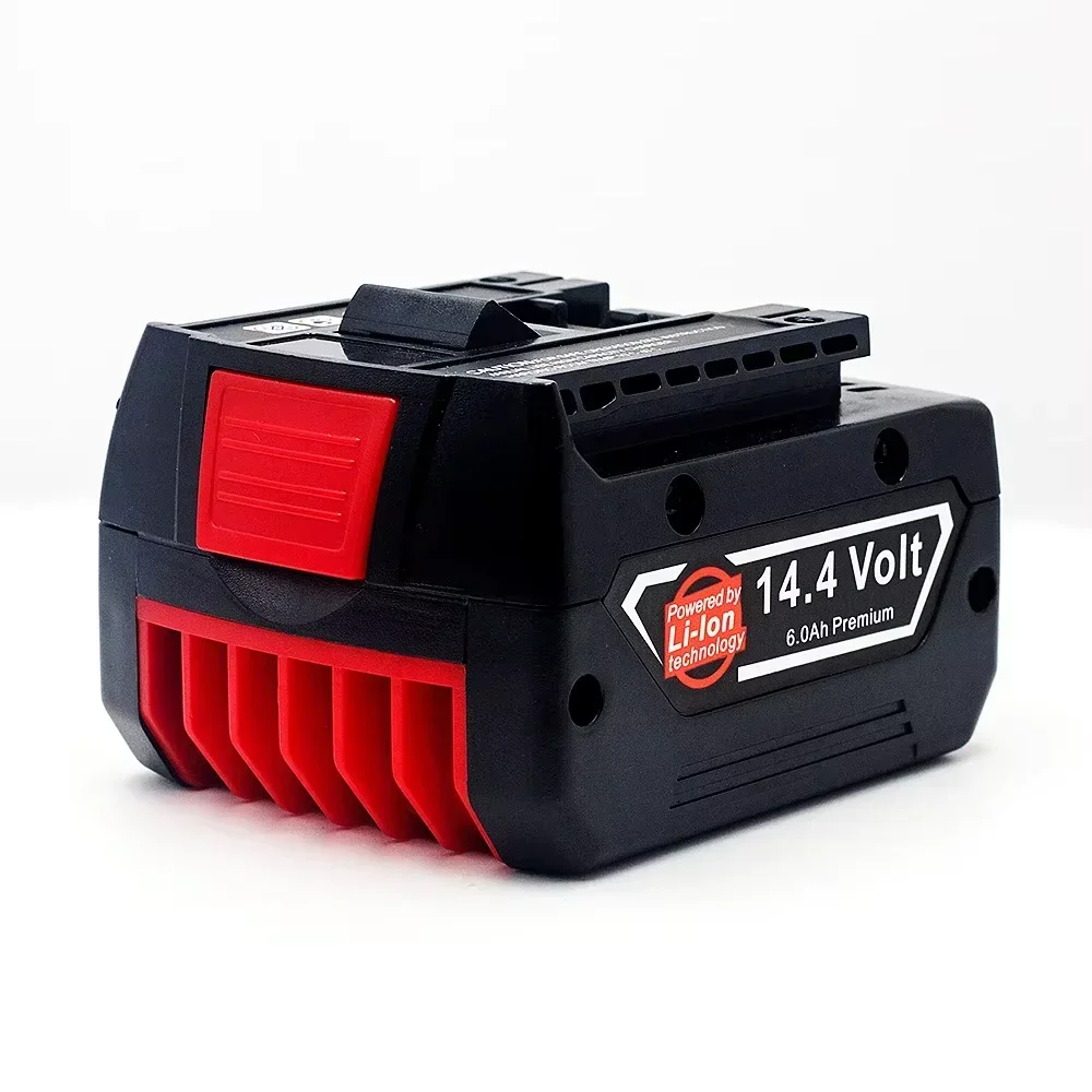 Batería de iones de litio de repuesto de 14,4 V y 6,0 Ah para herramientas eléctricas Bosch, compatible con GBH/GDR/GSR/DDS180 BAT614G - imagen 4