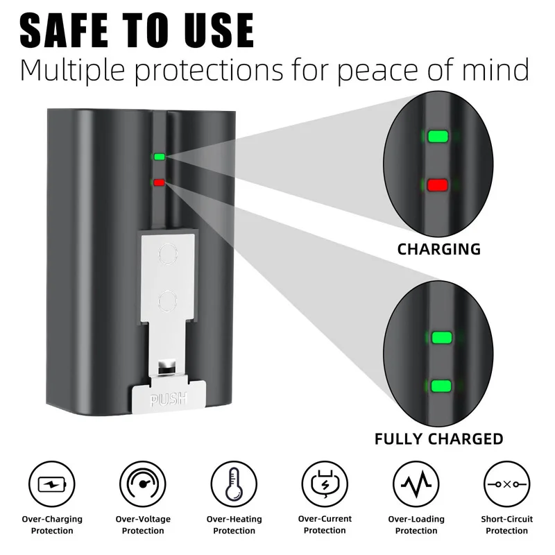 JGTM 3,65 v 6040mah V4 batería para timbre de timbre timbre de vídeo de 3 anillos foco de 2 anillos cámara Stick up Cam - imagen 3
