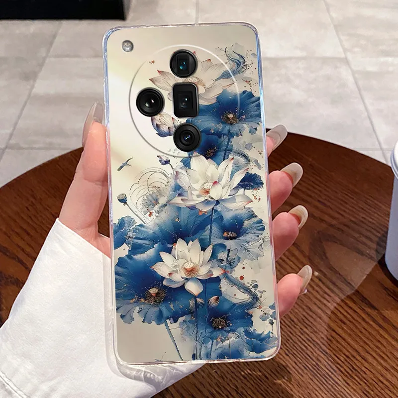Carcasa para Oppo Find X7 Ultra Pro / X7 5G dragón de lujo lindo fresco niños niñas transparente suave TPU funda trasera cubierta de silicona transparente - imagen 5
