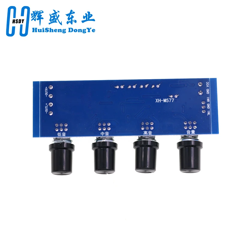 XH-M577 TPA3116D2 Audio de alta potencia tono Op Amps DC 12-24V estéreo de doble canal 2X80W placa amplificadora Digital - imagen 5