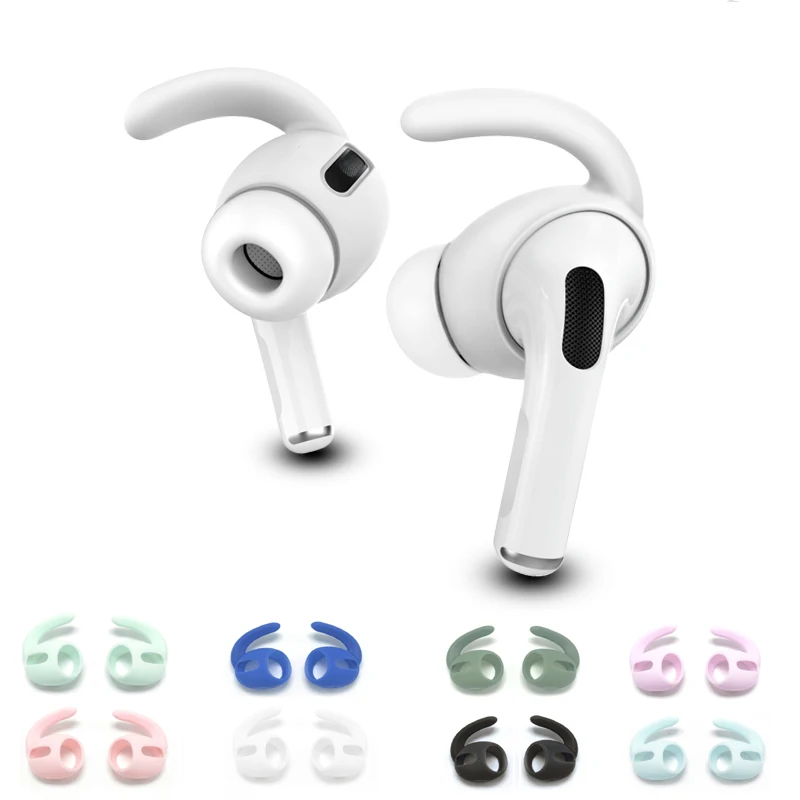 Almohadillas de silicona para auriculares Airpods Pro, almohadillas para los oídos, almohadillas para los auriculares, almohadillas para los oídos, almohadillas para iphone, 2 unids/lote por par