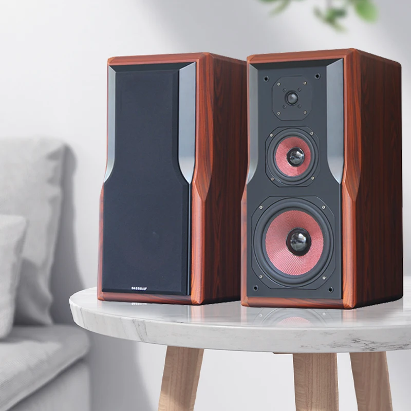 Altavoz de estantería pasivo de tres vías de 8 pulgadas 200W 4ohm Monitor de fiebre HiFi Audio cine en casa altavoz de caja de sonido frontal - imagen 5