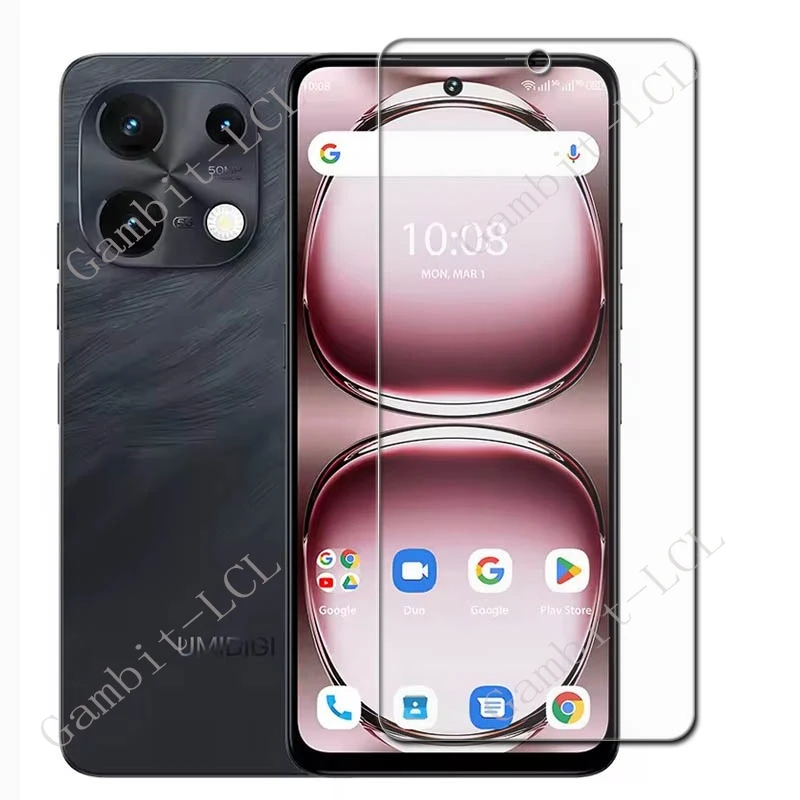3 uds 9H HD vidrio templado Protector para UMIDIGI Note 100 100A en UMIDIGINote100 Note100 6,8 "película protectora de pantalla - imagen 2
