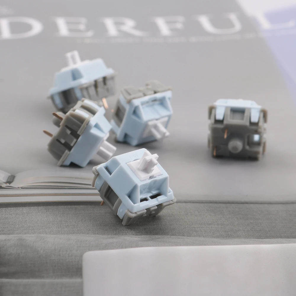 Jarvis James Donkey teclado mecánico interruptor lineal interruptor silencioso 35g Actuación fábrica lubricante Huano - imagen 2