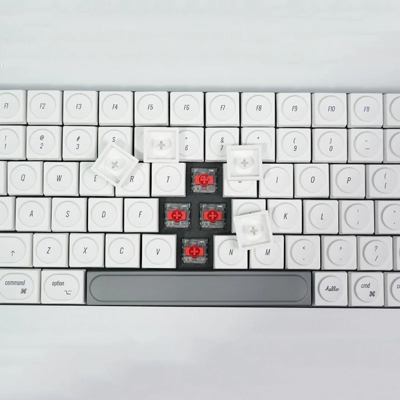 Teclas de bloques de construcción, sublimación de Material PBT, juego completo de teclas de eje bajo, teclas estilo Dot Reuters, teclas coreanas - imagen 5