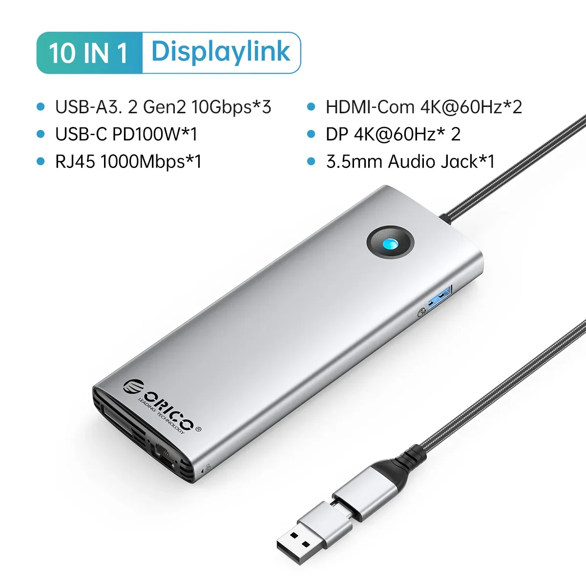10in1 4K60Hz Silver