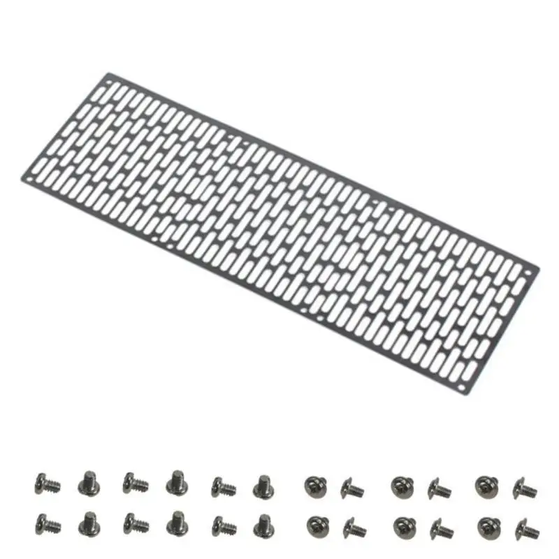 Cubierta protectora del radiador protector de placa del ventilador de refrigeración de acero galvanizado para componentes de refrigeración de PC protector del radiador 14/28/42cm