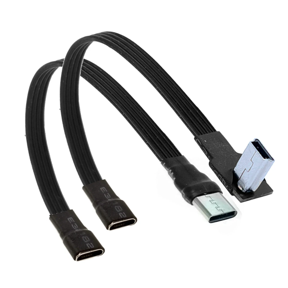 5CM Micro USB hembra a micro B Mini tipo-c usb macho USB 2,0 Cable corto convertidor adaptador de extensión 20cm 50cm 100cm - imagen 3