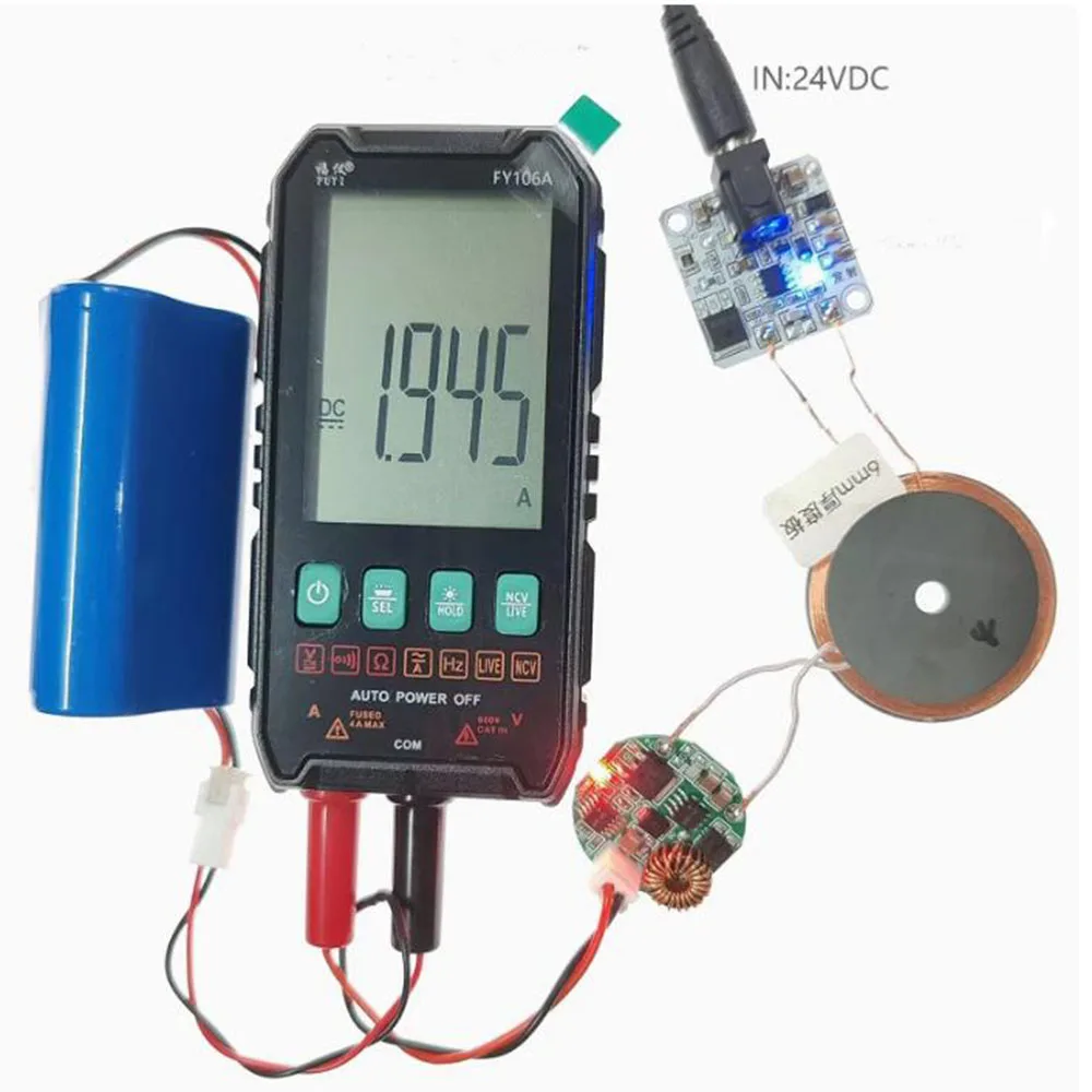 Taidacent 4,2 V 8,4 V 12,6 V 2A batería de litio cargador inductivo inalámbrico rápido 24V TX Kit de banco de energía de carga inalámbrica magnética - imagen 5