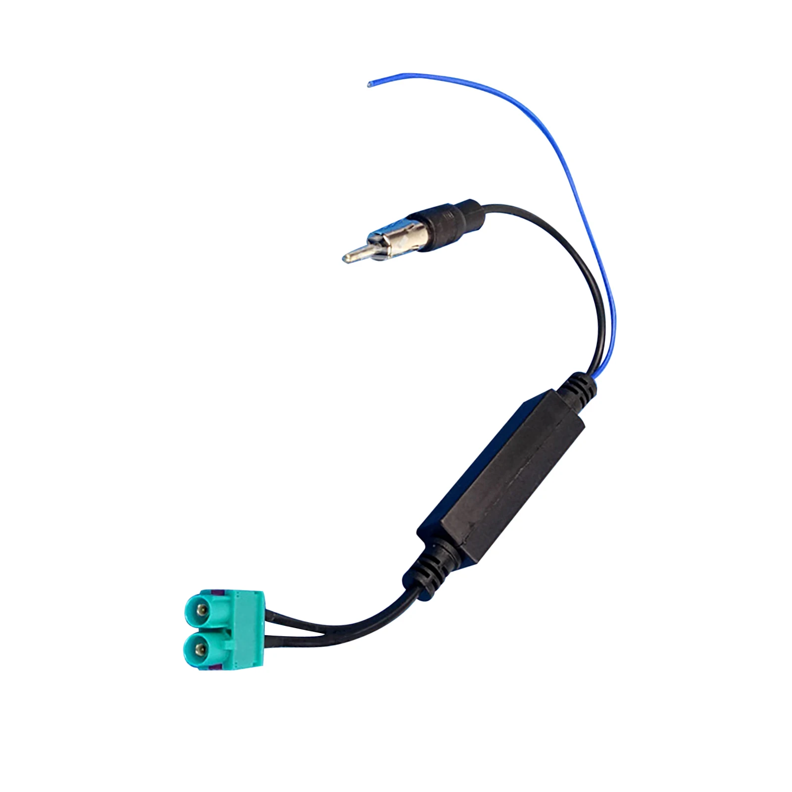 Adaptador de antena de Radio FAKRA RF Dual para coche con amplificador para Volkswagen cabezal de conversión de antena de Radio de doble cabezal accesorios para automóviles - imagen 4