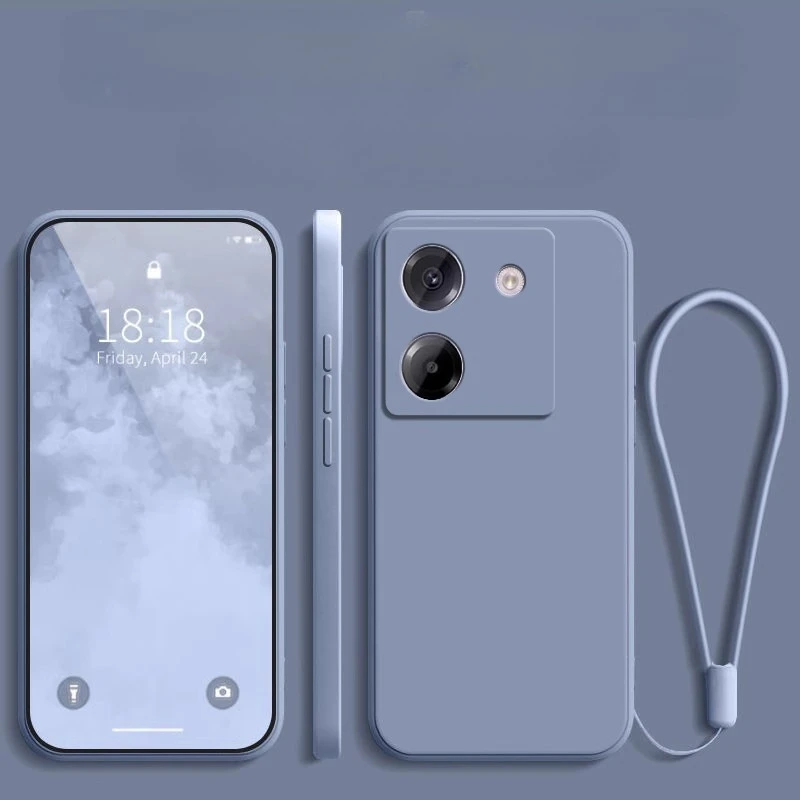Funda para POCO M7 Pro 5G, carcasa mate de silicona líquida para Xiaomi POCO M7Pro POCOM7pro, funda trasera con correa de parachoques a prueba de golpes - imagen 5