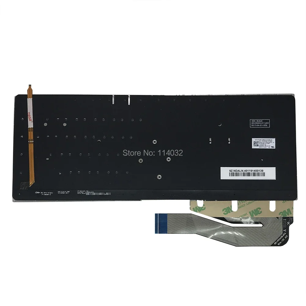 Teclado retroiluminado para ordenador portátil UI US UA RU para ASUS Vivobook Flip TP410 TP410UA TP410UR TP410UF TP410UAR inglés ruso 0KNB-F621RU00 - imagen 4