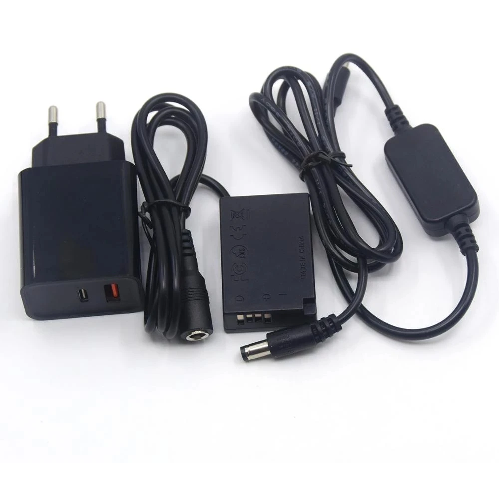 Batería ficticia de DR-E18, Cable de Banco de energía USB tipo C de LP-E17, cargador PD para Canon 750D, 760D, T6S, 77D, 800D, 850D, Rebel, SL2, R10 - imagen 5