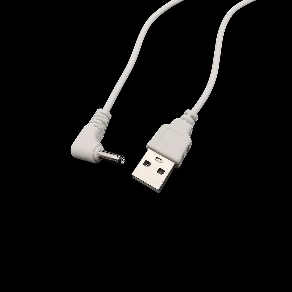 Adaptador de cargador tipo A para ventilador pequeño, 1 piezas, 90 grados, USB macho A DC 3,5x1,35mm, para altavoz, lámpara de escritorio - imagen 3