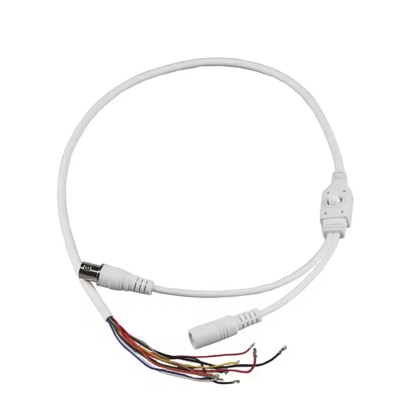 CCTV POE cámara de red IP módulo PCB cable de alimentación de vídeo con conectores hembra RJ45 de 11 núcleos con terminales, cable impermeable - imagen 5