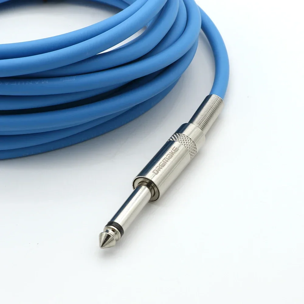 Cable de Audio macho a macho para guitarra, Conector de 6,35mm, niquelado, para teclado de bajo - imagen 5