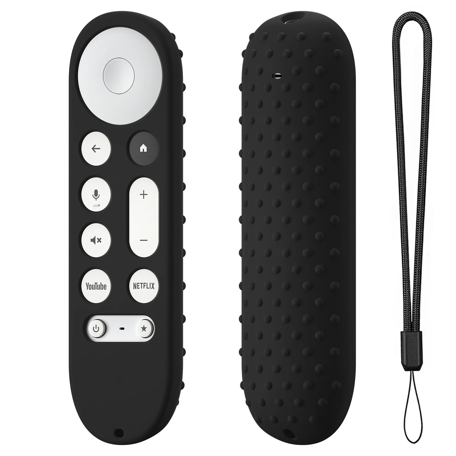 Fundas protectoras de silicona para mando a distancia de Google TV Streamer 4K TV 2024 para control remoto de Google GY3LE