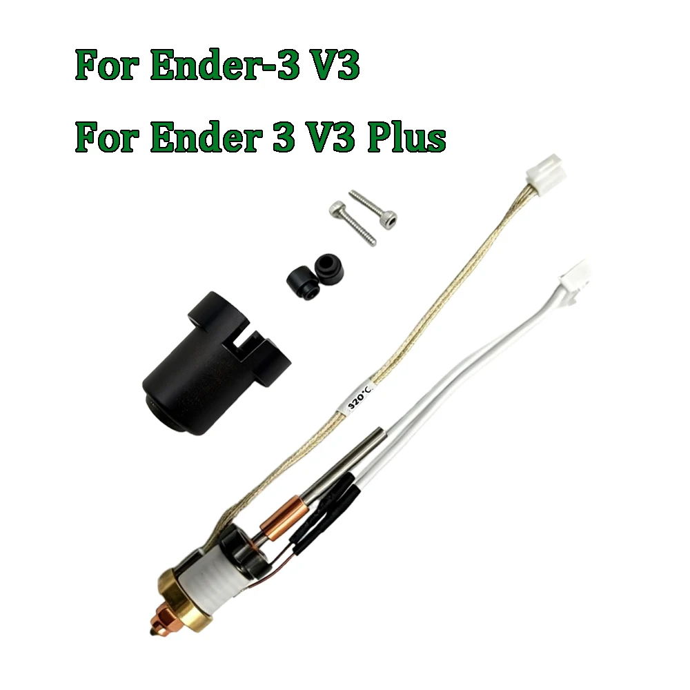 Kit Hotend para Ender 3 V3, boquilla bimetálica integrada todo en uno de alta velocidad, Hotend para cabezal de impresión Ender-3 V3 Plus, piezas de impresora 3D