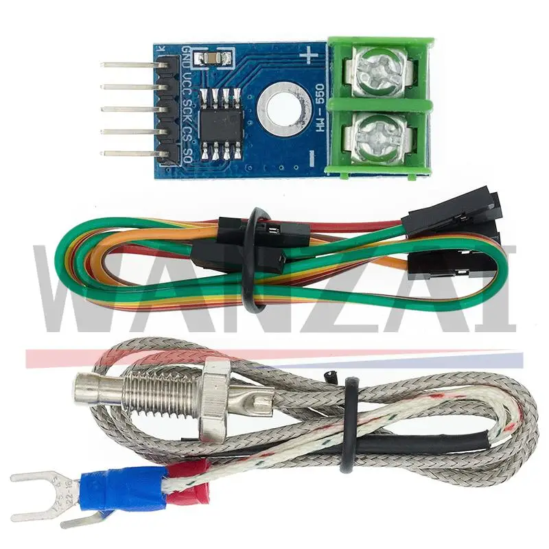 Sensor de temperatura termopar tipo K MAX6675, módulo de temperatura de 0 a 800 grados, 1 piezas