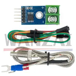 Sensor de temperatura termopar tipo K MAX6675, módulo de temperatura de 0 a 800 grados, 1 piezas