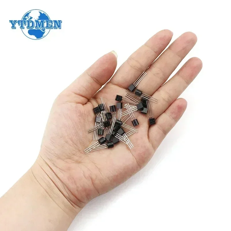 50 unids/lote Transistor BC547 BC557 TO-92 NPN PNP Kit de transistores triodo - imagen 2