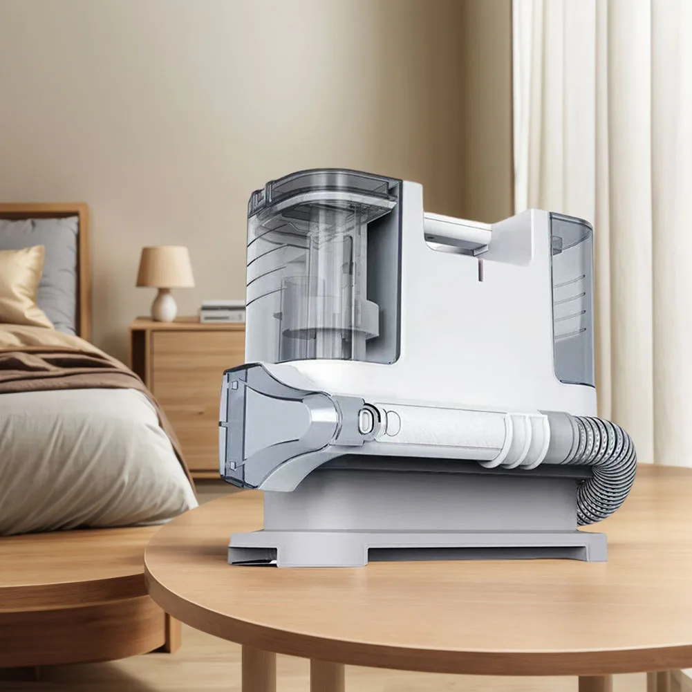 Máquina limpiadora de alfombras, máquina limpiadora de tapicería, potente succión, máquina de limpieza de puntos profundos, 2 cabezales para muebles de tapicería - imagen 3