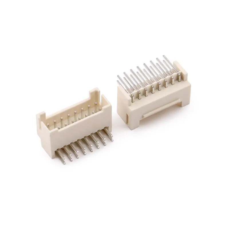 20 piezas PHB2.0mm paso PHB aguja curva de doble fila 2X2P/3P/4P/5P/6P/7P/8P/9P/10P/11P/12P/13P/14P/15 conector de plástico con hebilla - imagen 3