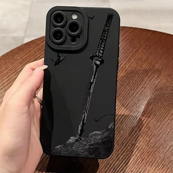 Funda iPhone 16/15/14/13/12/11 Pro Max XS/XR – Diseño Espada Protectora
