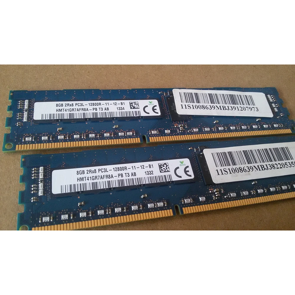 1 Uds RAM 8GB 8G 2Rx8 DDR3L 1600 PC3L-12800R HMT41GR7AFR8A-PB memoria de alta calidad envío rápido - imagen 2