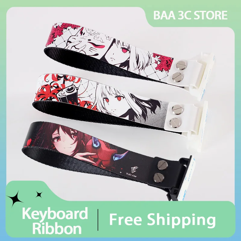 Cinta de teclado mecánico personalizada, correa de teclado de eje magnético, decoración de Looting Atk68 Drunkdeer