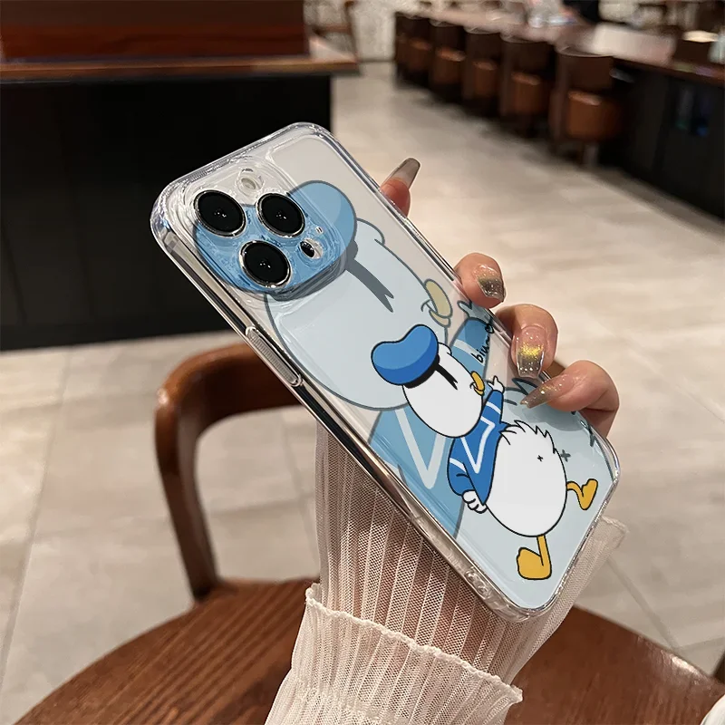 Pareja Pato Donald Mickey Minne funda para Samsung Galaxy S25 S24 Ultra S23 FE S21 S22 Plus A55 A15 A54 5G A16 A35 A25 A56 A36 A26 - imagen 5