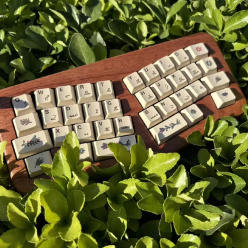 Kit de teclado mecánico Qaz Alice Walnut de 46 teclas, placa FR4 personalizada con cable, Bluetooth, teclas de cambio Lotlab de intercambio en caliente para juego de manos - imagen 5
