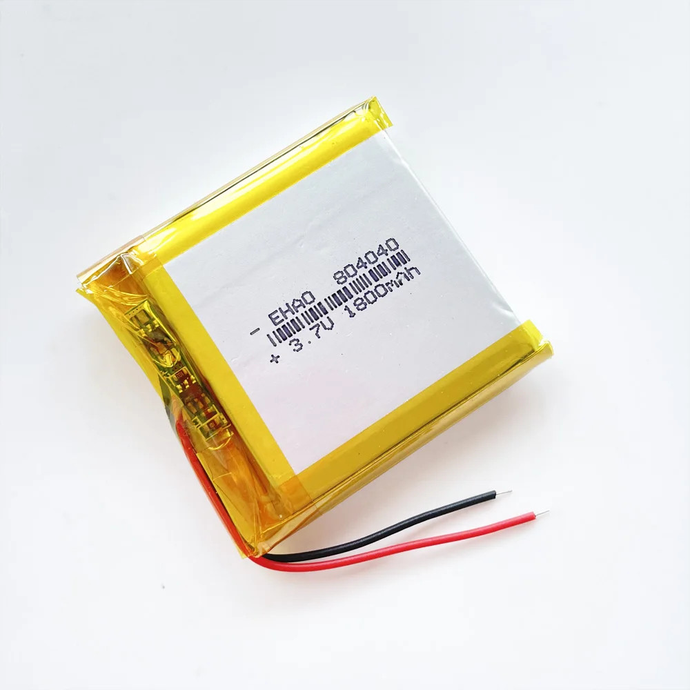 Batería recargable LiPo de polímero de litio de 3,7 V 1800 m 804040 Para Mp3 GPS PSP DVD teléfono móvil Videojuego PAD E-books Tablet PC - imagen 3