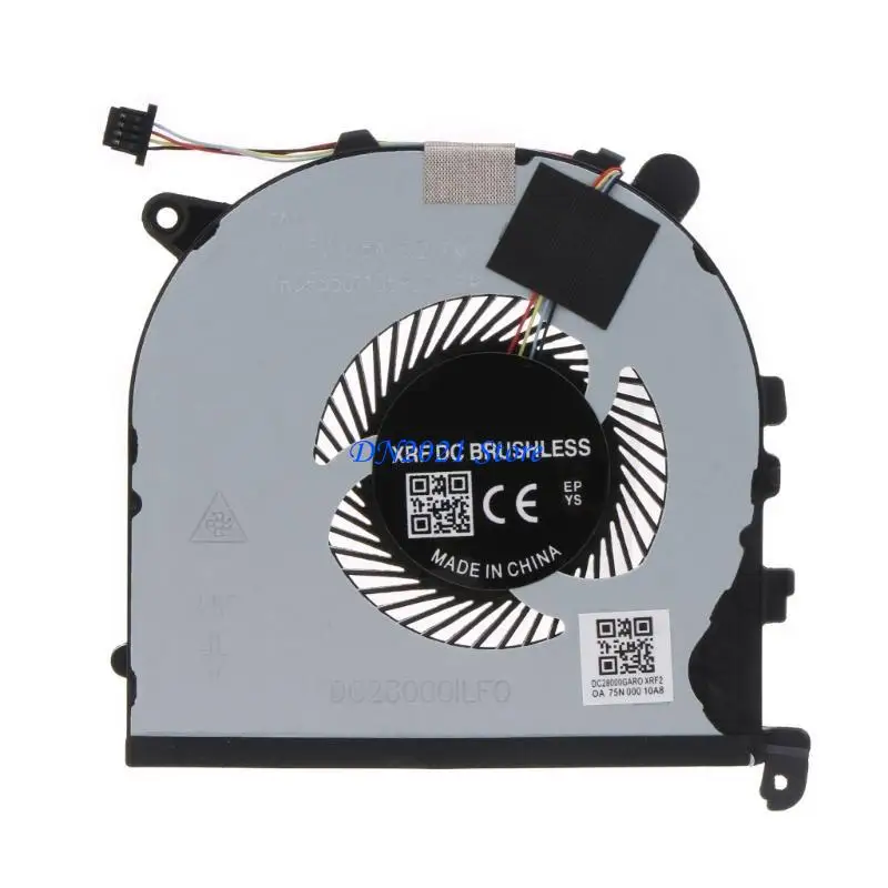 F3ke Nuevo ventilador computadora portátil GPU Ventilador laptop 5V 0.5A 4pin Radiador para XPS 15 9560 - imagen 2