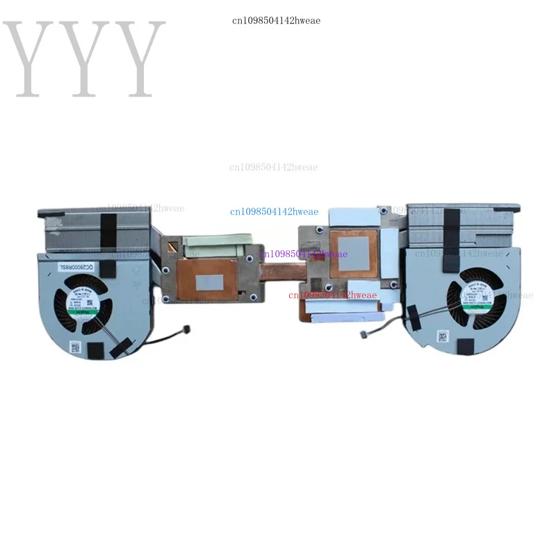 Ventilador disipador de calor para CPU de ordenador portátil GPU de 4 pines para Dell Precision 7750 FDX70-80W 01NTTD 1NTTD AT2V4006ZAL envío rápido