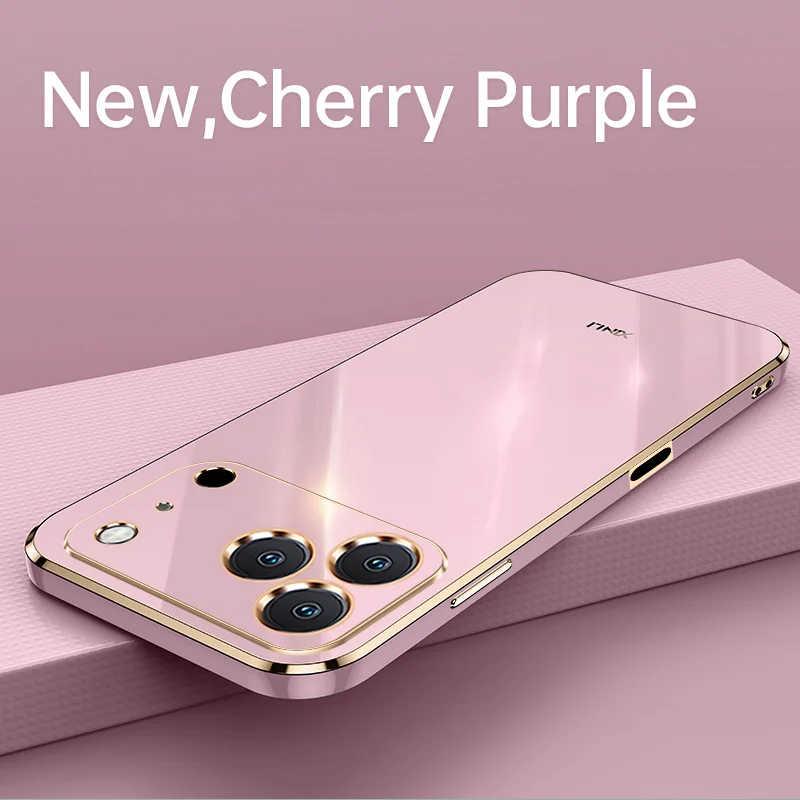 Para Iphone 17 Pro funda para Iphone 17 Pro funda protectora de cámara antihuellas de TPU suave de alta calidad - imagen 3