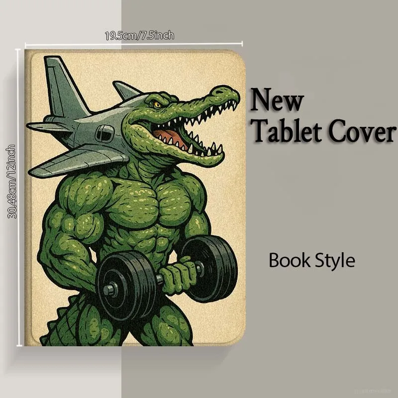 Tung Tung Sahur cocodrilo para Samsung Galaxy Tab S11 S10 S9 S8 S7 S6 A10.1 A9 A8 A7 10,1 Lite FE Plus pulgadas funda para tableta - imagen 5