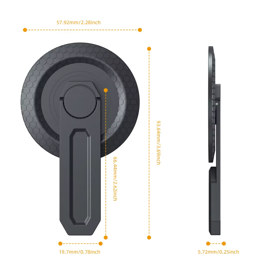 Para soporte magnético para teléfono Magsafe 360 °   Teléfono giratorio desmontable con soporte de descompresión - imagen 4