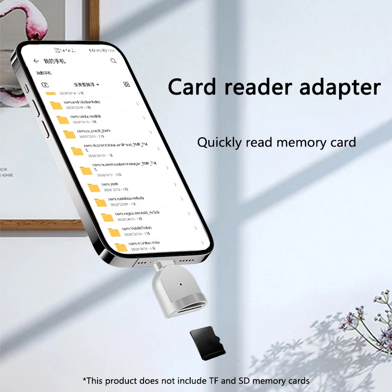 Lector de tarjetas TYPEC a Micro SD para Samsung Galaxy Huawei Xiaomi OTG adaptador cámara USBC TF lector de tarjetas de memoria para iPad Phone15 - imagen 4