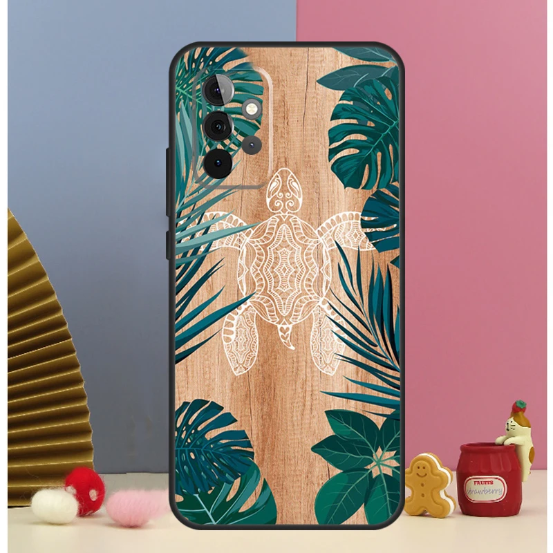 Funda Floral de madera Mandala para Samsung Galaxy A16 A26 A36 A56 A15 A17 A55 A35 A32 A52 A13 A33 A53 A14 A34 A54 A06 - imagen 4