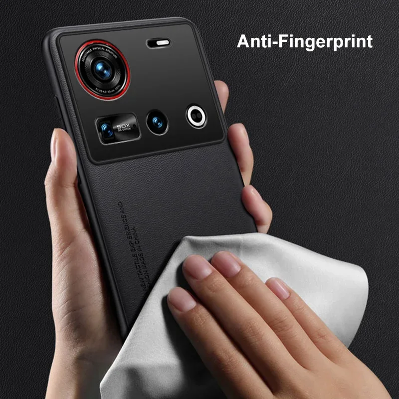 Funda de teléfono de cuero de lujo para Nubia Z70 Ultra 5G, funda protectora de silicona mate a prueba de golpes para ZTE Nubia Z70 Ultra Coque - imagen 5