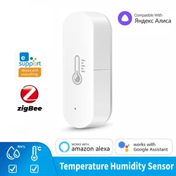 eWeLink ZigBee Sensor Temperatura y Humedad Compatible Alexa